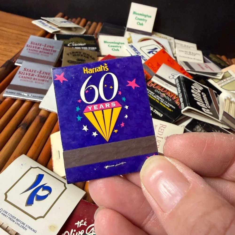 70ish Vintage Casino Hotel Restaurant Matchbooks Nevada Vegas Reno Used & unused